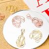 50Pcs Mini Paper Clips Music Note Shaped Paper Clip for Home Office Note Paper Clips Stationary Clips File Folders Clamp