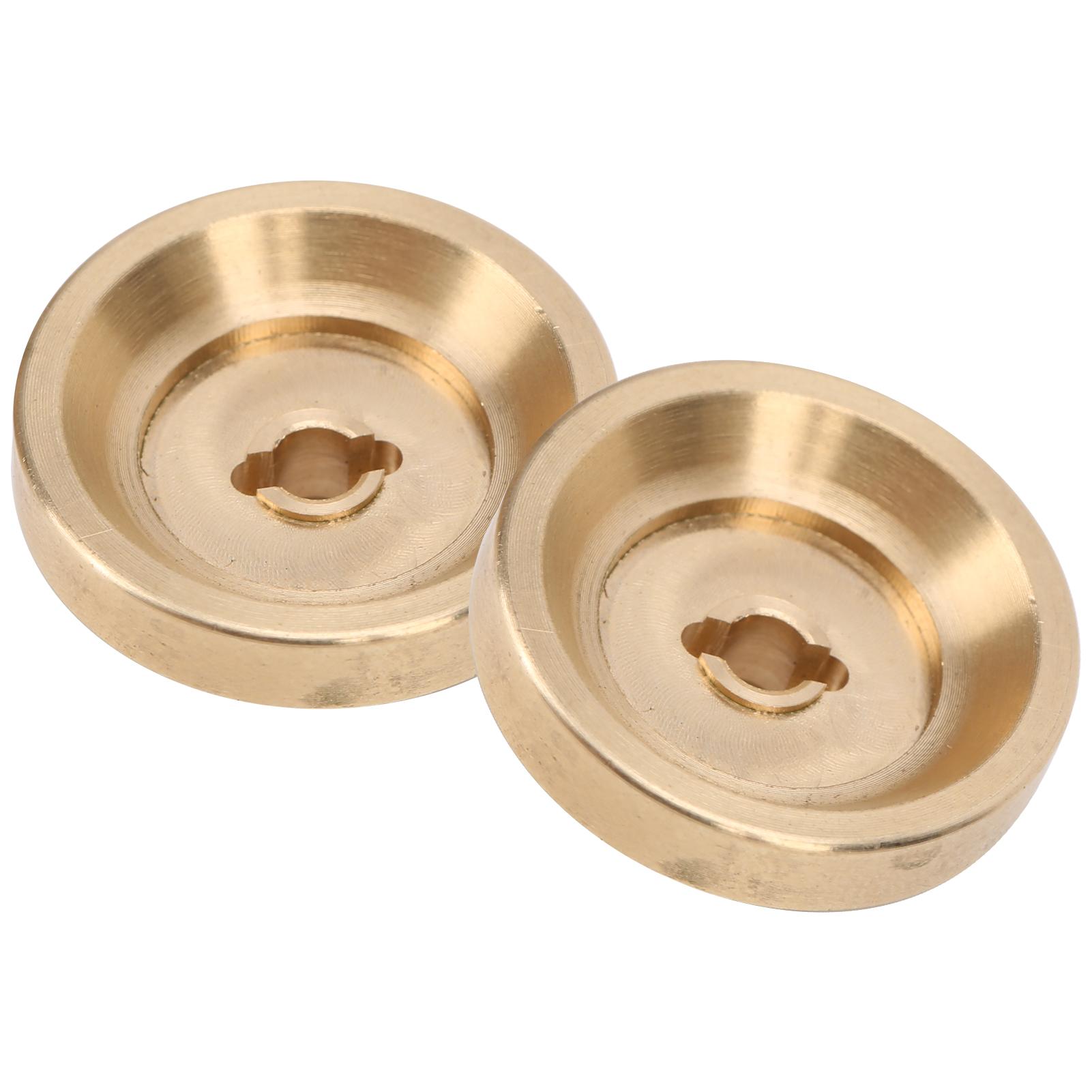 

2pcs Brass Wheel Hub Counterweight Upgrade Accessories Fit for Axial SCX24 1/24 RC Car