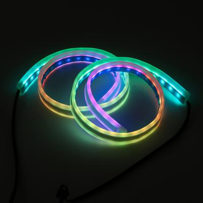 Twin 50cm Green LED interior footwell lights waterproof /& flexible exterior neon