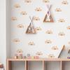 Yousheng 3Pcs Half Sun Wall Stickers, Self-Adhesive Removable Wall Decals, Waterproof And Scratch-Resistant Wall Decals for Bedroom Living Room