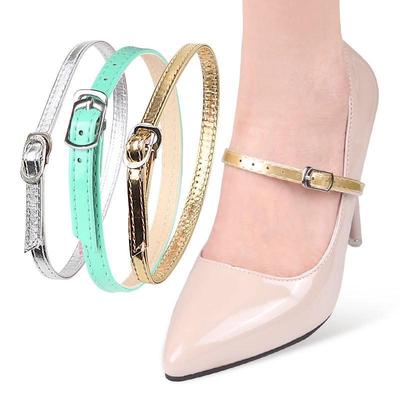 Cordones para Zapatos de Tacón Alto con Tobillera de Cuero Antideslizante para Mujer