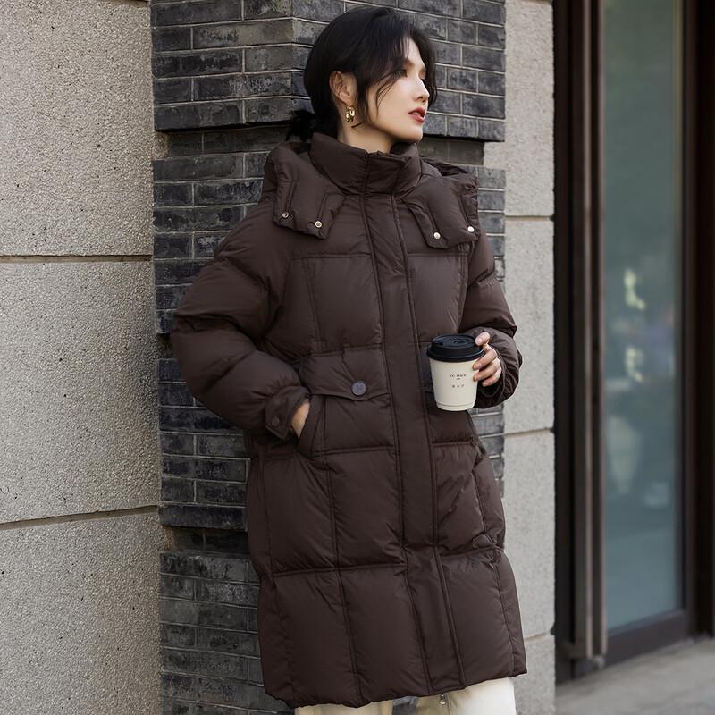 Mocana Women's Elegant Long-Sleeve Down Jacket