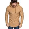 Moda Autunno e Inverno Giacca Maglione Casual da Uomo con Patchwork Felpa con Cappuccio