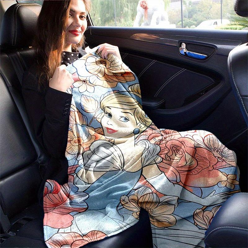 1pc Manta Decorativa Cenicienta con Estampado Floral Decoración del Hogar, Funda para Sofá, Exterior, Regalo para Ella, Manta, Dormitorio, Sala de Estar, Viaje, Camping, Coche