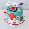 Nurse Cake Topper Nursing Cupcake Toppers Nurse Graduation Cake Decorations RN Theme Party Favors for Doctor Nurse Party Supplie