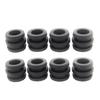 10Pcs/Set 16mm Foosball Table Rod Bumpers Buffer For Soccer Football Black