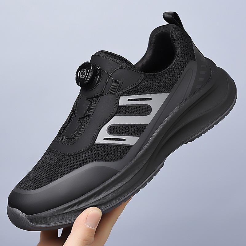 2026 Summer New Men's Mesh Fly-woven Breathable Sports and Leisure Shoes Men's Free Lace-up Rotary Buckle Shoes 8850