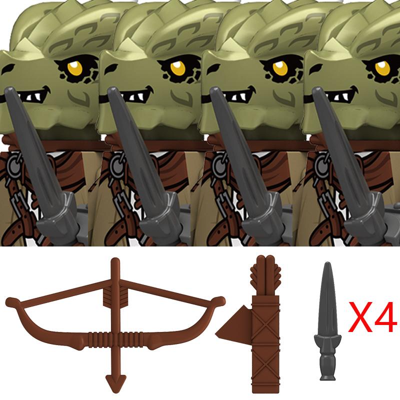 Römische Serie Konstruktionsbausteine Burg Mittelalterliche Militärritter Soldat Figuren Legion Armee Krieger Schild Steine Spielzeug Geschenke