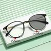 Vintage Ultra Light  Photochromic Presbyopia Eyewear Outdoor Color Changing Far Sight Eyewear Eye Protection Sunglasses