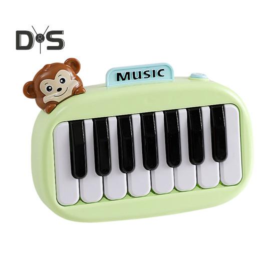 15 Keys Pocket Piano Mini Electronic Piano with Illuminated Keys for Kids Portable Music Instrument Children's Early Education Toy