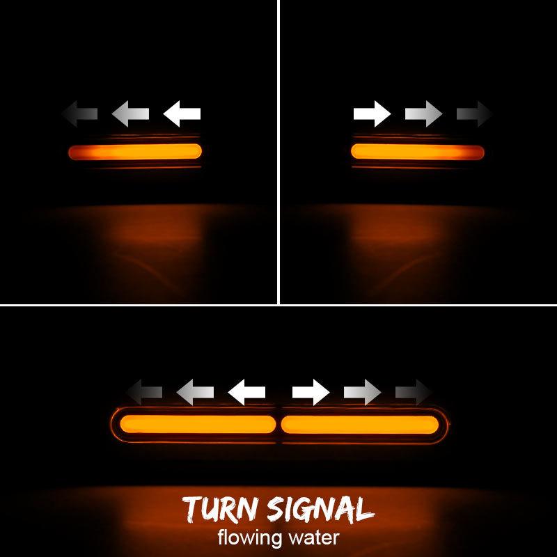 3 In 1 LED Tail Light 60led Sequential Dynamic Turn Signal Light DRL Brake Light 10V-72V For Car Truck Trailer Motorcycle ATV RV
