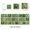 Christmas Tile Decoration Stickers Kitchen Oil-Proof Stickers Bathroom Bedroom Renovation Wall Stickers European Style Self-Adhesive Wall Paper