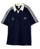 GHOST REPUBLIC Rugby Collared Short Sleeve T-Shirt Gt-372_Navy