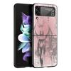 Hard PC Phone Case For Samsung Galaxy Z Flip 7 6 5 4 Black Cover For Galaxy Z Flip 3 Foldable Shockproof Cartoon Girl Fundas Bag