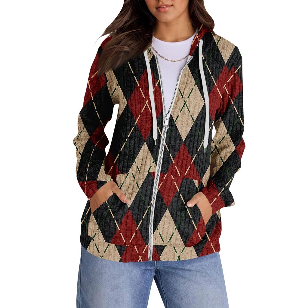 Mikiny pro ženy Trendy topy Ležérní Podzimní Móda Mikina s dlouhým rukávem S kapsami Svetr Lehký