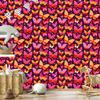 Colorful Butterflies and Dots Wallpaper for Living Room and Bedroom 50x1000