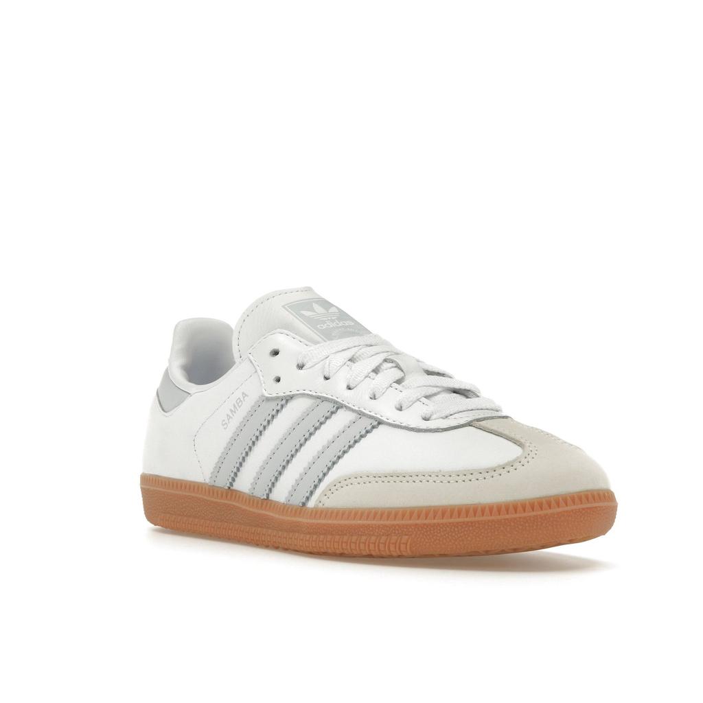 Adidas Samba OG White Halo Blue Gum Women Sneakers Cloud-White Off-White IE0877