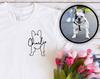 Custom Dog Photo Shirt and Kids Shirt: Personalized Pet Tee, Dog Mom/Dad Gift