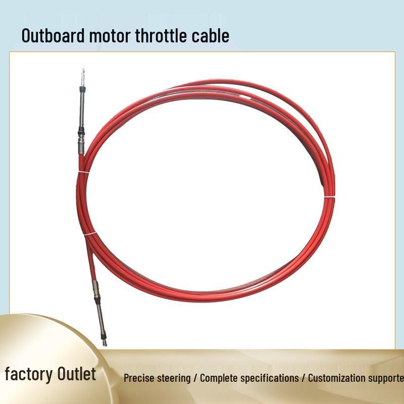 Honda 50hp Stainless Steel Hydraulic Steering Throttle & Shift Cable for Outboard Motor 3m single cable