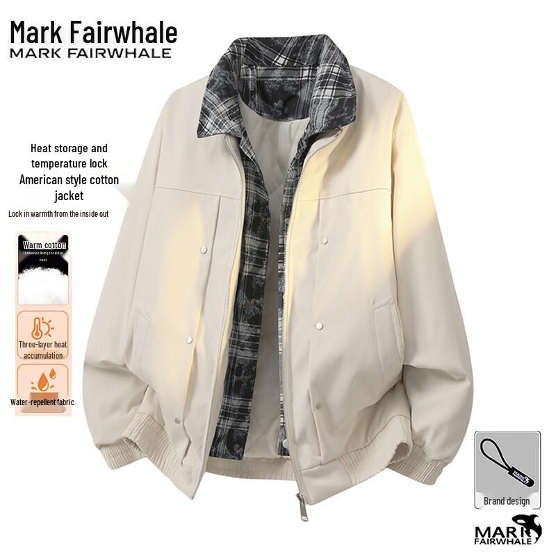 Mark Fairwhale Men's Casual Lapel Padded Jacket