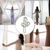 30pcs Sturdy Metal Drapery Hook High Performances Support Curtains Portable for Homemakers and Interior Designers