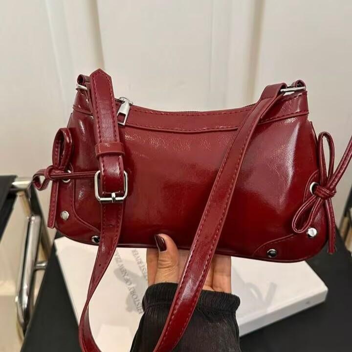 Bag Women's New Autumn and Winter 2025 European and American Bag Premium Bow Underarm Bag Versatile Shoulder Handbag