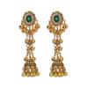 Ethnic style colored diamond-set flower fringed earrings women's retro bohemian earrings European and American exaggerated earrings