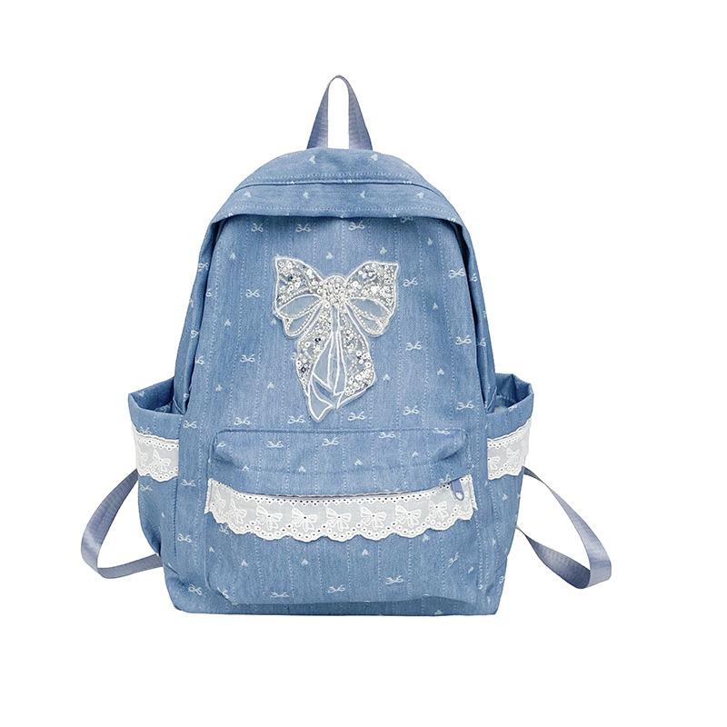 Schoolbag new niche butterfly backpack sports outdoor schoolbag large capacity 1011 leisure going college backpack