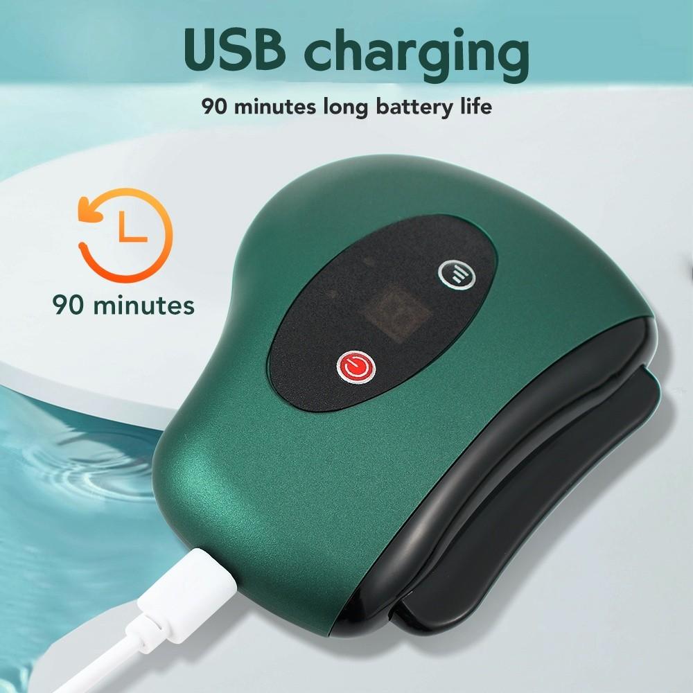 Portable Face Slimming Massage Tool Smart Mini Electric Gua Sha Board Painless Scraping Hot Compress Massager
