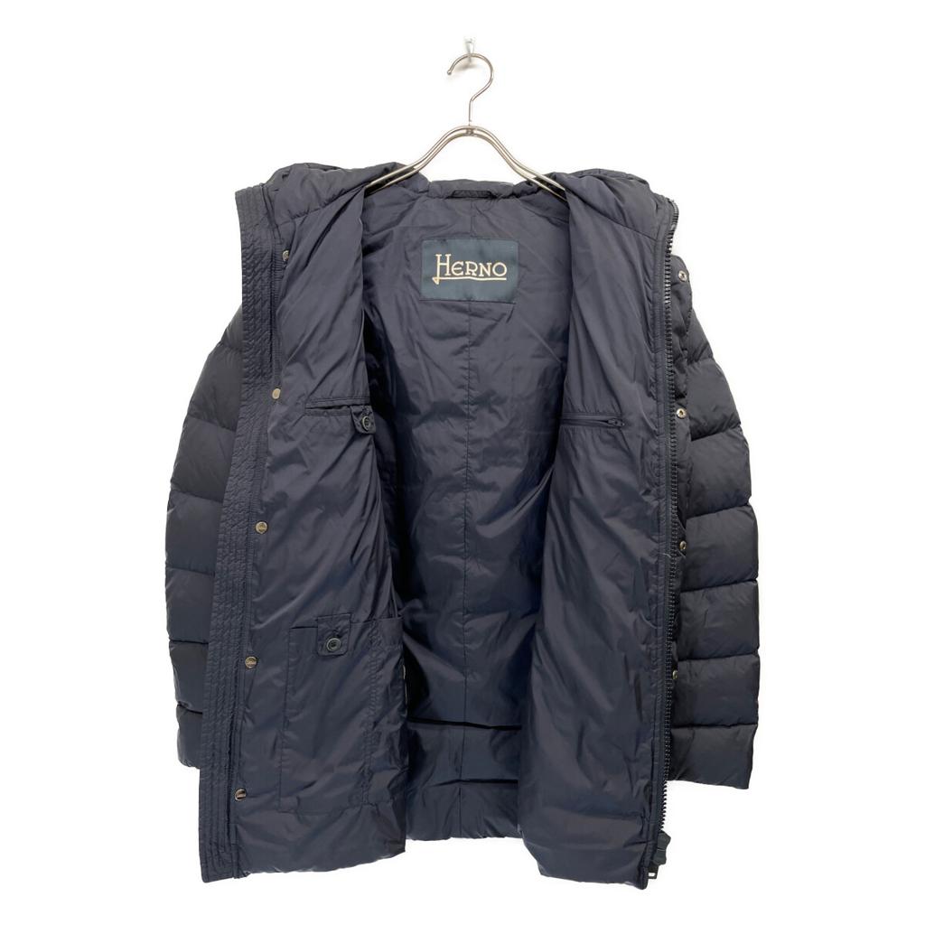 HERNO PI0191U 12004Z Navy POLAR-TECH Down Coat coat 44 NavyUsed
