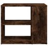 Side Table Smoked Oak 60x30x50 Cm Engineered Wood