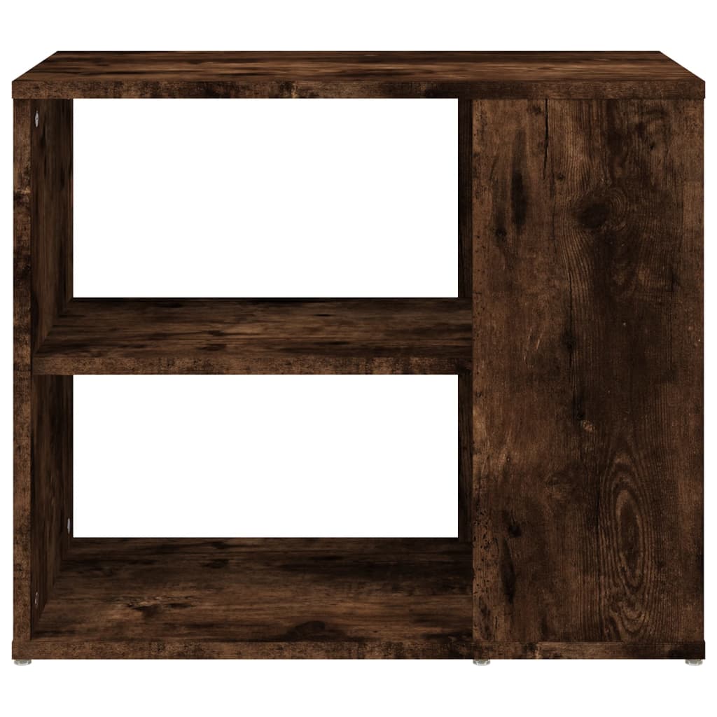 Side Table Smoked Oak 60x30x50 Cm Engineered Wood