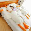 Adorable White Goose Plush Pillow - Large Stuffed Toy for Bed & Birthday Gift