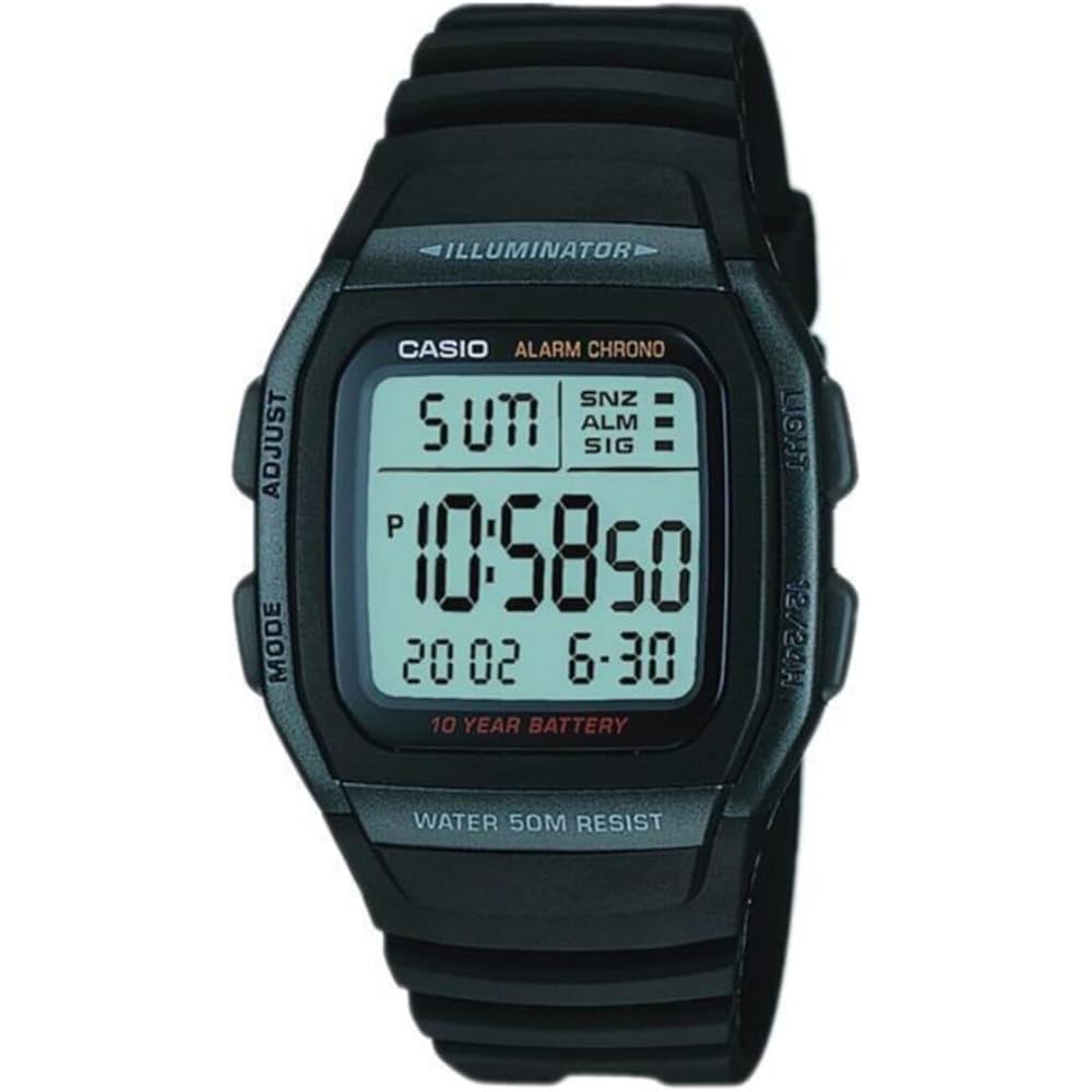 CASIO (Casio) Watch Digital W-96H-1B Men s Overseas Model [Reimported]