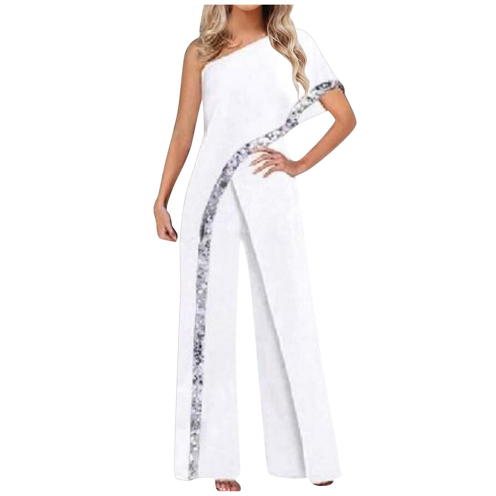 

Женский модный комбинезон без рукавов с открытыми плечами на молнии и высокой вилкой без рукавов XL бежевый