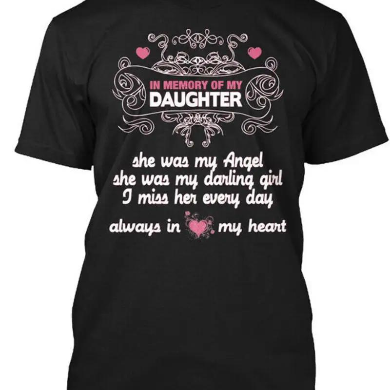 In Memory Of Daughter Heaven My She Was Angel Tshirt Made In Usa S5xl