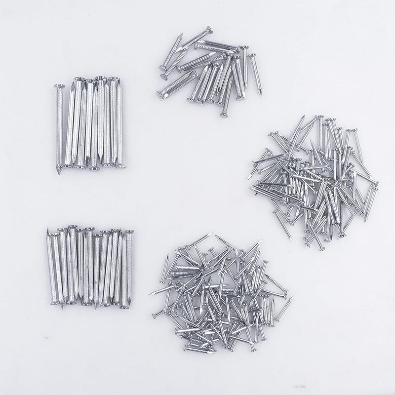 275-Piece Set of Pointed Steel Wall and Picture Hanging Nails In Five Sizes