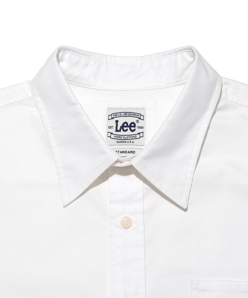 LEE Rocco Pocket Oxford Shirt White