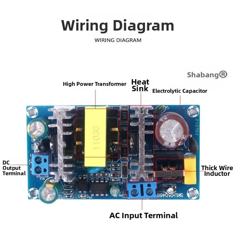 45W 60W 90W 150W Switching Power Supply Module AC220V To DC15V 3A 4A 6A 10A Electrical Equipment And Supplies