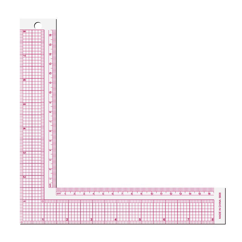 5808L Right Angle Ruler for Clothing Pattern Design and Sewing