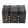 Antique Jewelry Organizer Box Wooden Storage Box Decorative Retro Treasure Chest  Trinket