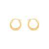 Celine Maillon Triomphe Multi Brass Hoop Earrings With Gold Finish Women earrings 46V186BRA-35OR