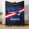 1pc Blanket - Patriot Logo Print Design,Lightweight Blanket for Sofa,Bed- Soft &Warm,Gift for All Seasons