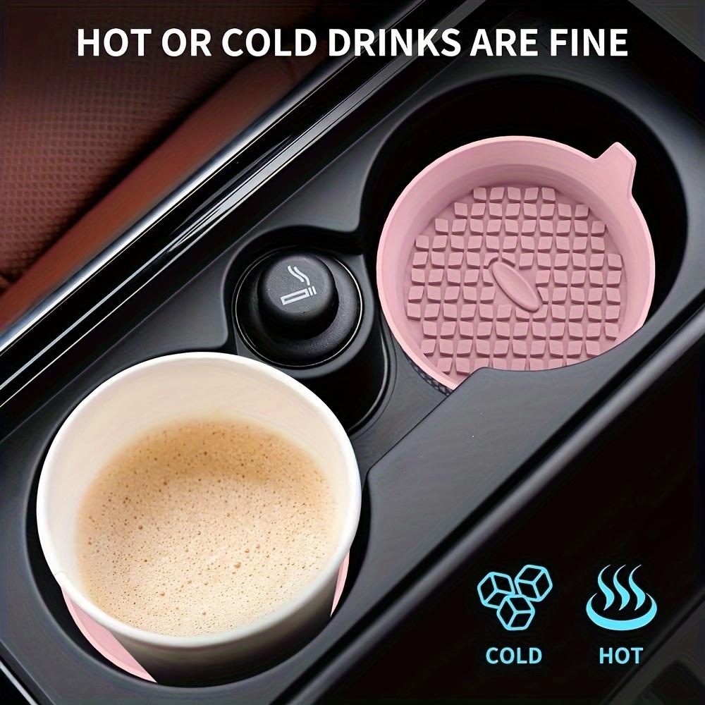 Coaster Waterproof and Non-slip Cup Holder Splash-proof Bracket Car Interior Accessories 2/4pcs Multicolor