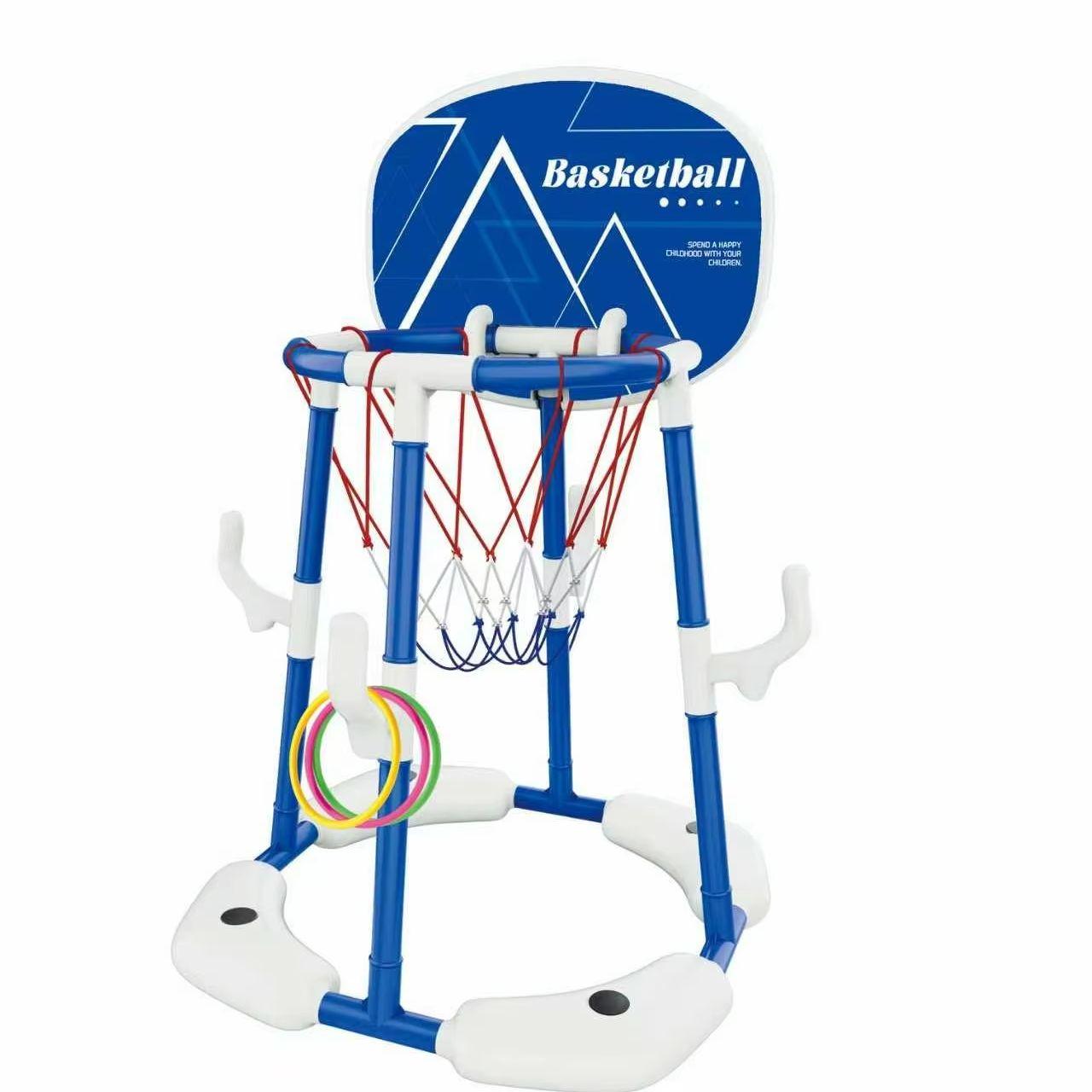 Jouets Cerceau de Basket-ball pour Piscine d'Été Jeu d'Enfant Jouet Cerceau de Piscine pour Enfants Outil d'Assemblage Facile Pour Divertissement Familial Extérieur