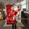Kane Printed Flannel Blanket, Soft Throw for Bedroom Sofa, Washable,soccer Fan Merchandise, Great Gift.