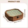 Elegant And Sturdy Wooden Jewelry Storage Box with Lid, Ideal for Earrings, Medals, Bracelets,