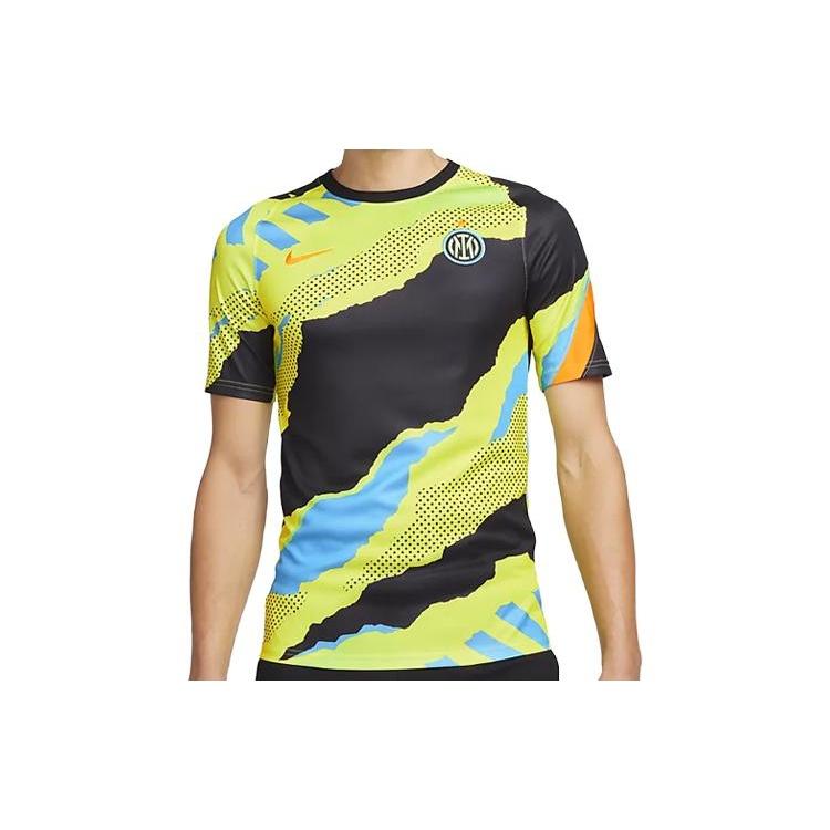 Nike Dri-FIT Inter Milan Pre-Match Soccer Jersey Yellow Men s DB7625-015 XL
