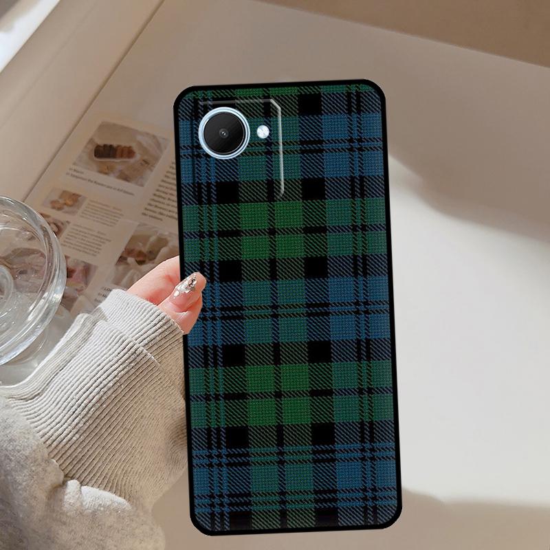 

Scottish Plaid Warm Plaid For Realme GT 7 Pro 5 GT 6 6T C67 C61 C55 C53 C51 C21Y C25S C75 10 11 12 13 14 Pro Plus Case Realme 12 Pro