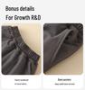 Kids' Thickened Cotton Winter Pants: Quilted Warm Sweatpants for Boys and Girls